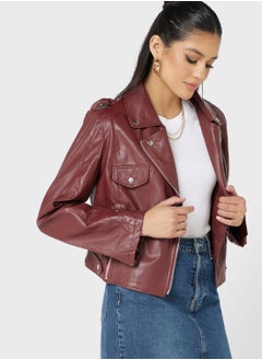 Buy Classic Biker Jacket in UAE