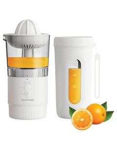 اشتري Moxedo 3 in 1 Portable Juicer Blender USB Rechargeable 4 Stainless Steel Blades BPA Free Material Mini Blender Smoothie Maker Lemon Orange Juicer في الامارات