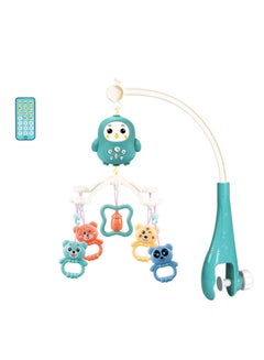 Buy Baby Crib Mobiles Rattles Music Educational Toys Bed Bell Carousel For Cots Infant Baby Toy 0-12 Months For Newborns in UAE