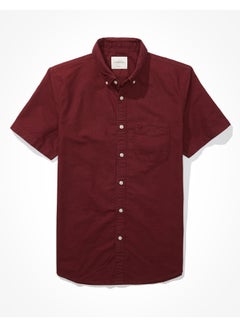 Buy AE Classic Fit Oxford Short-Sleeve Button-Up Shirt in UAE