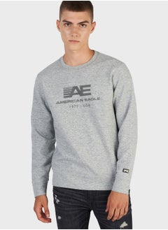 Buy Logo Crew Neck Sweatshirt in UAE