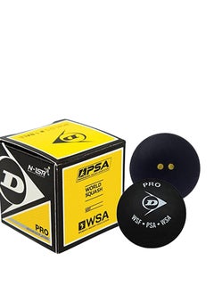 Buy Dunlop Pro - Double Yellow Dot Squash Ball - 1-Pack in Egypt