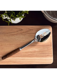 Buy Eco Grip Slotted Serving Spoon 32.5 x 3 x 7.3 cm in Saudi Arabia