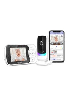 اشتري Pal Essential With 2.8 Inch Smart Baby Monitor And Wifi Camera With Night Light  - White في الامارات