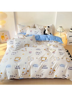 اشتري 4-Piece Set Bedding Modal Quilt Cover Set with 1 Quilt Cover 1 Sheet and 2 Pillowcases 1.5m Bed (160*210cm) في السعودية