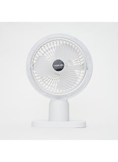 Buy 3-Speed Energy Saving Rechargeable & Adjustable Fan with Nightlight in Saudi Arabia