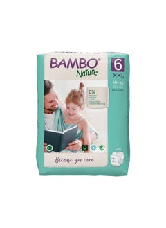 Buy Premium Baby Diapers Xxl Size 20 Count For Preschooler Baby Super Absorbent Eco Friendly And With A Wetness Indicator (White) in UAE