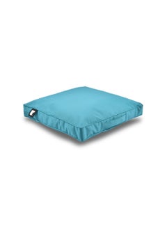 Buy Chair | Bean Bag  Floor Cushion Velvet  - Turquoise in Saudi Arabia