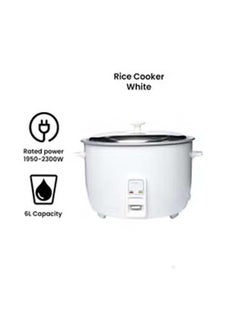 Buy Drum Rice Cooker 6.0 L NRC977-6 White in UAE