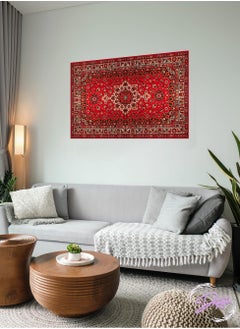 Buy Persian Red Carpet Pattern Texture Decorative Wall Art Wall Decor Card Board MDF Home Decor for Living Room, Drawing Room, Office Room and Bedroom 60CM x 40CM in Saudi Arabia