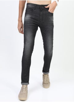 Buy Mid Rise Light Fade Jeans with Pockets in Saudi Arabia