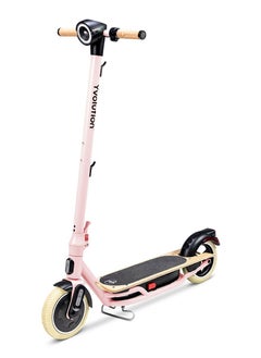 Buy Yvolution YES Electric Scooter, Kick Scooter with 350W Motor and LED Display, Max Speed 25 kmh, 8.5" Solid Tires, 3 Speed Modes and Dual Braking, Folding Commuter  Electric Scooter - Pink in UAE