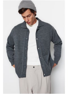 Buy Cardigan - Gray - Regular fit in Egypt