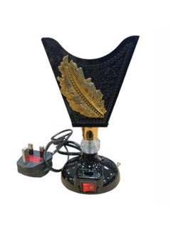 Buy Electric Palm Design Luxury Oud Bakhoor Burner Black in Saudi Arabia