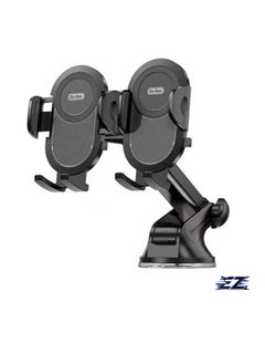 اشتري Dual Use Car Bracket – Versatile Mount for Dashboard & Air Vent (Black) في الامارات