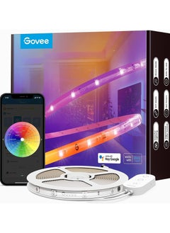 Buy Govee RGBIC Alexa LED Strip Light, 5m Smart WiFi App Control, Alexa and Google Assistant Compatible, Music Sync LED Lights for Bedroom, Living Room Model: H619A in Egypt