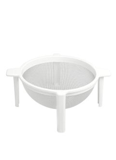 Buy Plastic Plastic Polyes Colander Strainer 22 cm-White in UAE