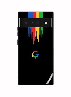 Buy Protective Case Cover For Google Pixel 6 Pro Google Design Multicolour in UAE