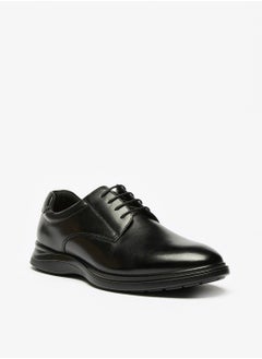 اشتري Solid Lace Up Derby Shoes في الامارات