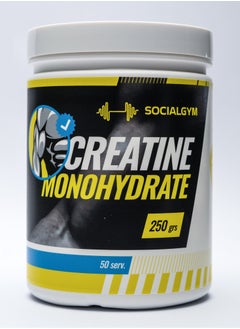 Buy Creatine Monohydrate Powder for Muscle Building Support - Unflavored, 250 Grams, 50 Servings in UAE