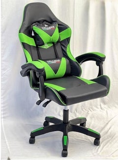 Buy Gaming Chair Adjustable Computer Chair Office PU Leather High Back Lumbar Support comfortable armrest in Saudi Arabia