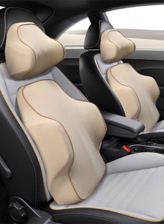 Buy Lumbar Support Cushion Memory Foam Pillow Against Back Pain Improve Your Posture Best Car Seat in Saudi Arabia