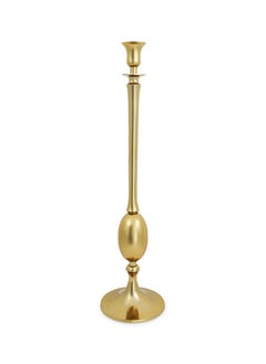 Buy Plat Candle Holder, Gold - 15x60 cm in UAE