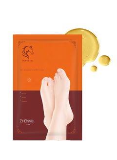 Buy Soft and Exfoliating Foot Mask with Horse Oil, Moisturizing Nourishing Deep Repairing Foot Peel Mask, Exfoliating Gloves for Extra Dry Skin, Daily Foot Care for Soft and Smooth Touch Feet 1 Pair in Saudi Arabia