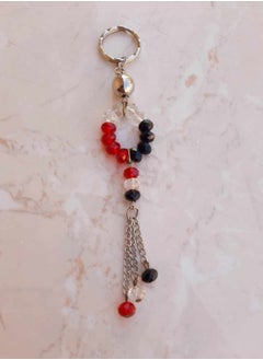 Buy Unisex Key Chain Of Crystal-( Red*Black*Silvery) in Egypt