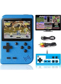 Buy Retro Handheld Game Console, Portable Video Game Console for Children with 400 Classical FC Games 3.0-Inch Screen 1020mAh Rechargeable Battery Support for TV Connection and Two Players in Egypt