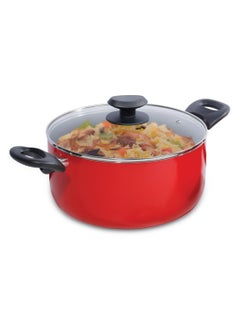 اشتري Homeway 32cm Nonstick Casserole with Lid – Durable and Easy-to-Clean Cooking Essential في الامارات