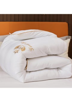 اشتري Cotton Duvet Filling, King Size, Solid Color, Embroider, 200*230cm في الامارات