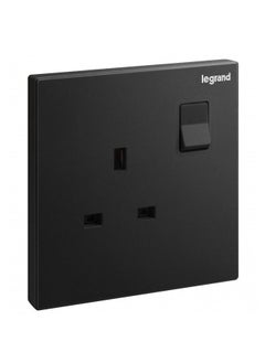 Buy Galion Black Single BS 13 A Switch Socket in UAE