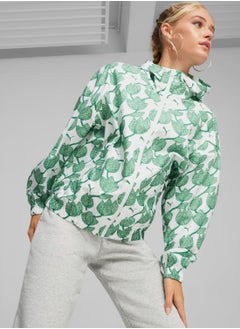 Buy Blossom All Over Printed Windbreaker Jacket in UAE