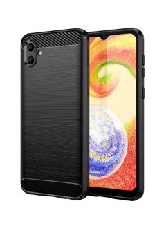 Buy Shockproof Protection Phone Case for Samsung Galaxy A04 Black in Saudi Arabia