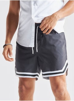 Buy Drawstring Tape Detail Shorts in UAE