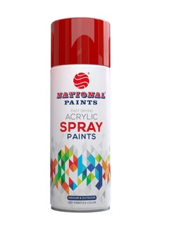 Buy Fast Drying Acrylic Spray Paint - CHINESE RED 484 in UAE