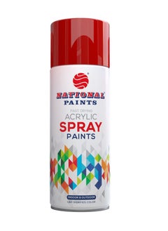 Buy Fast Drying Acrylic Spray Paint - CHINESE RED 484 in UAE