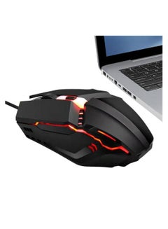 Buy Gaming Mouse Adjustable 1600DPI Wired USB Cable LED Optical Gamer Mouse for PC Computer Laptop in UAE