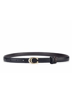 اشتري Womens Fashion C-Buckle Belt Retro Slim Denim CompatibleBlack coffee Black coffee في السعودية