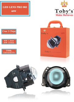 Buy Toby's 60W Lens Pro 003 Projector Lens Universal fit 5500k HID Headlight in UAE