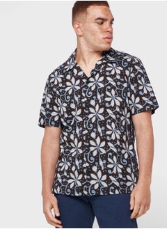 Buy Floral Print Regular Fit Shirt in UAE