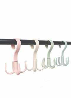 Buy 360 Degree Rotatable Hook Wardrobe Multi-Functional Bag Tie Hanger in UAE