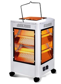 Buy Electric quartz heater and heater, 2000 watts, 5 high heating directions, 10 candles in Saudi Arabia