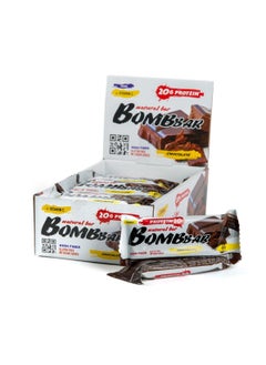 اشتري Bombbar Protein Bar Double Chocolate 60g 12pcs في الامارات