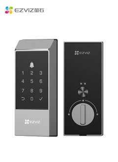 Buy EZVIZ DL04 Smart Lock - Bluetooth & Wi-Fi Enabled, Multi-Method Keyless Entry, Remote Control, Anti-Tamper Alerts, Easy Installation - Ideal for Home Security in UAE