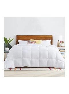 Buy Comforter Duvet Insert, Ultra-Soft Microfiber Bed Comforter for All Season, Light and Cozy, Box Stitched Design  Easy-Wash, King 200 * 200cm+8cm in UAE