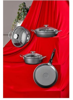 Buy Tac Corvina  7Pcs Cast Cookware Set- Made in Turkey in UAE