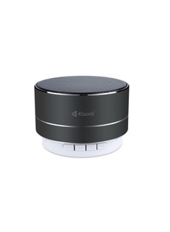 Buy Kesunli LED-804 Smart Mini Portable Bluetooth AUX USB Speaker, Black, in Egypt