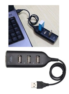 Buy USB 2.0 4-Port Hub Adapter for MacBook High Speed Charging and Data Transfer Hub in UAE